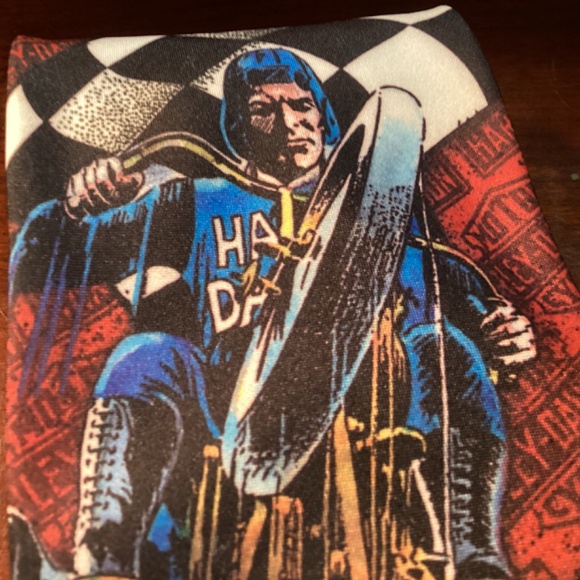 Harley Davidson tie. Njce GRAPHICS.  RALPH MARLIN COLLECTION - Picture 3 of 7